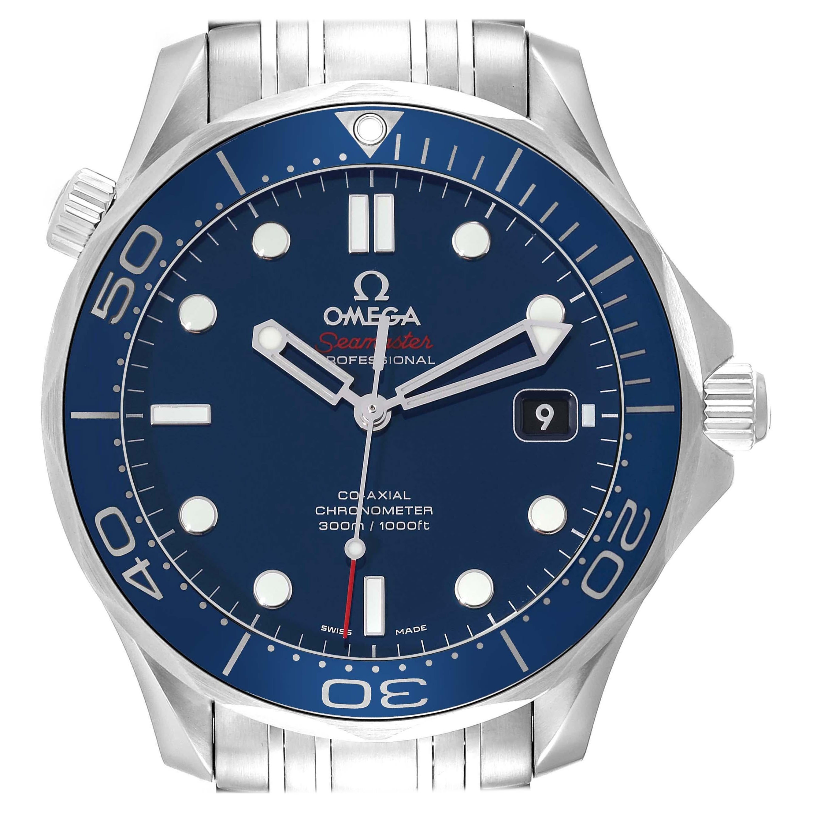 Omega Seamaster Diver 300M Steel Mens Watch 212.30.41.20.03.001 For Sale