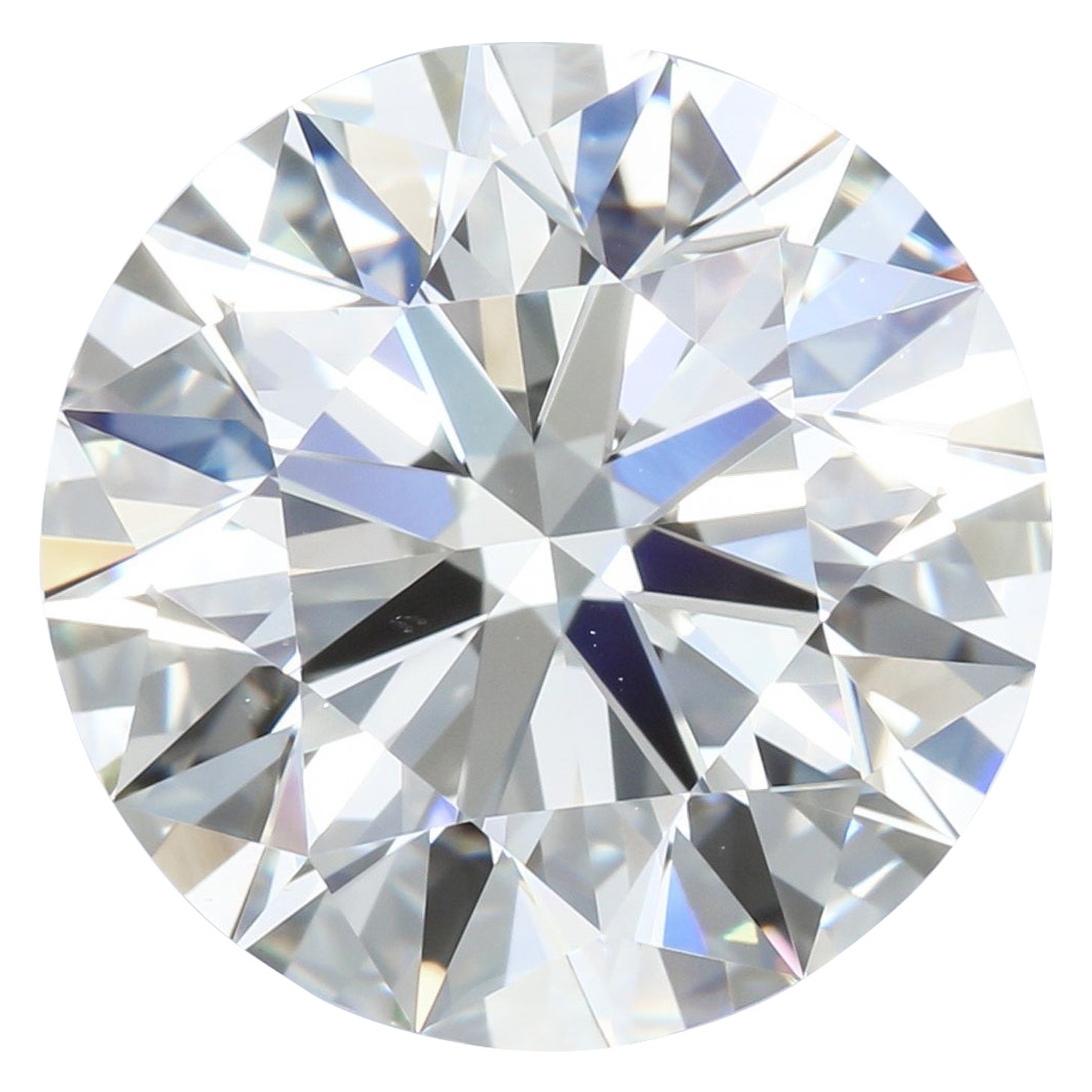 Alexander Beverly Hills HRD Certified 6 Carat Round Cut L VVS2 Diamond For Sale