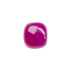 Rare bixbite en béryl rouge naturel émeraude rouge 0,56 carat certifié 