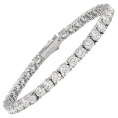 Alexander Beverly Hills All GIA D/E SI1 11.58ct Diamond Tennis Bracelet Platinum