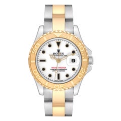 Rolex Yachtmaster 29 White Dial Steel Yellow Gold Ladies Watch 169623