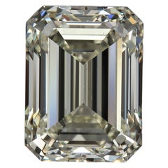 Used Alexander Beverly Hills HRD Certified 5.59 Carat Emerald Cut Diamond