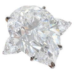 GIA zertifizierter 8 Karat FLAWLESS Reinheit Diamant Solitär Ring 
