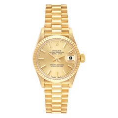 Vintage Rolex President Datejust 26mm Yellow Gold Ladies Watch 79178