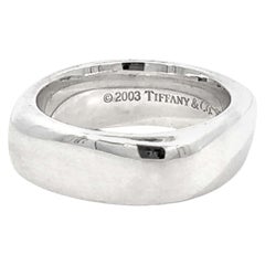 Bague carrée coussin en argent sterling Tiffany & Co. 2003