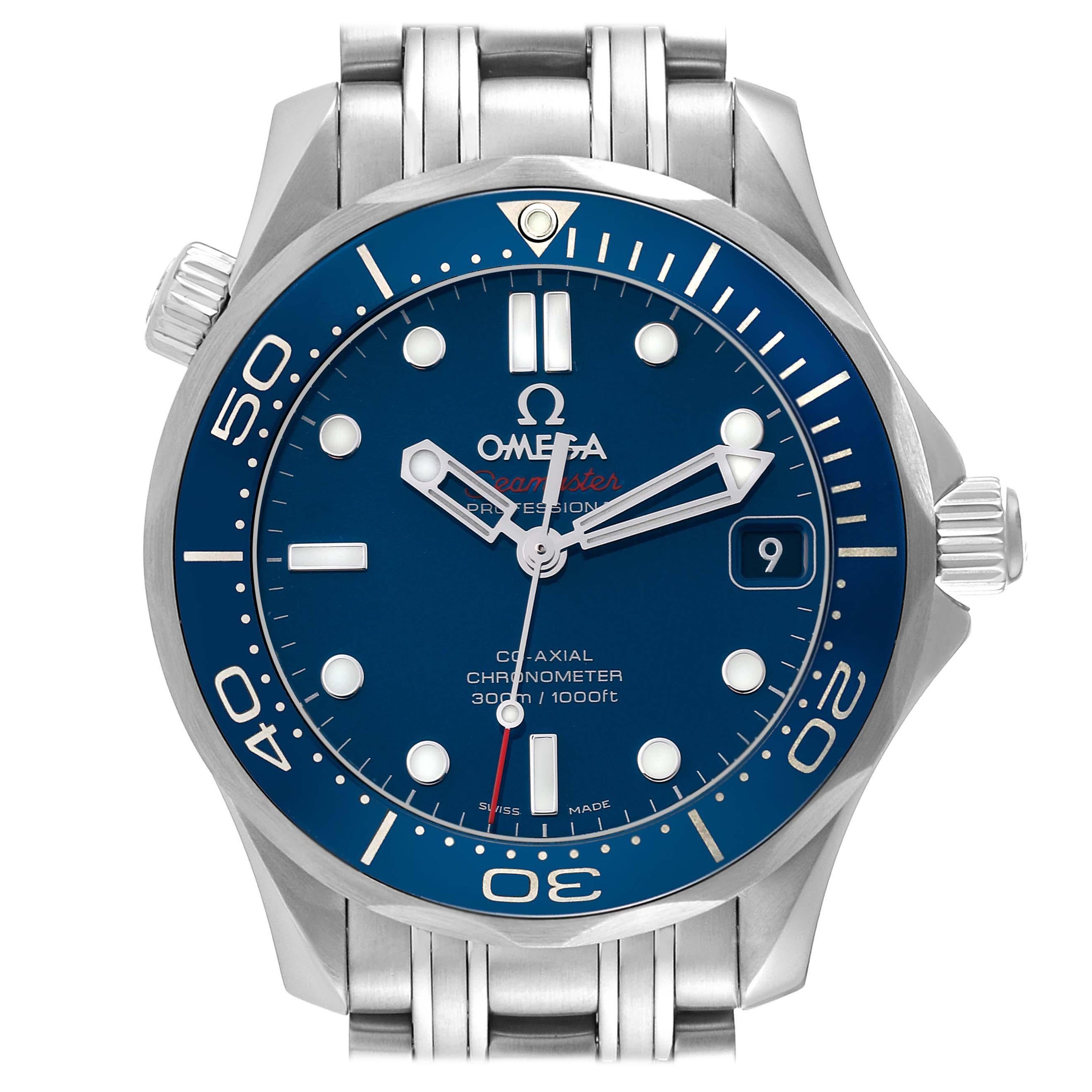 Omega Seamaster Diver 300M Midsize Steel Mens Watch 212.30.36.20.03.001 Box Card