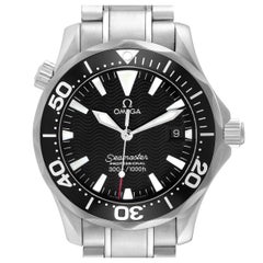 Used Omega Seamaster Diver Midsize Black Dial Steel Mens Watch 2262.50.00