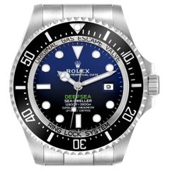 Rolex Seadweller Deepsea 44 Cameron D-Blaues Zifferblatt Stahl Herrenuhr 126660 Box Card