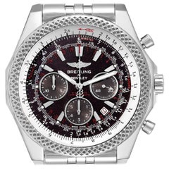 Breitling Bentley Motors Special Edition Steel Mens Watch A25364 Papers