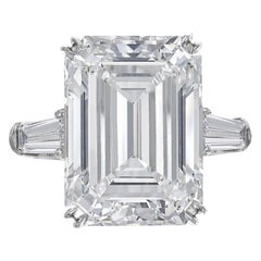 Golconda type IIA GIA Certified 14 Carat D Color Diamond Ring