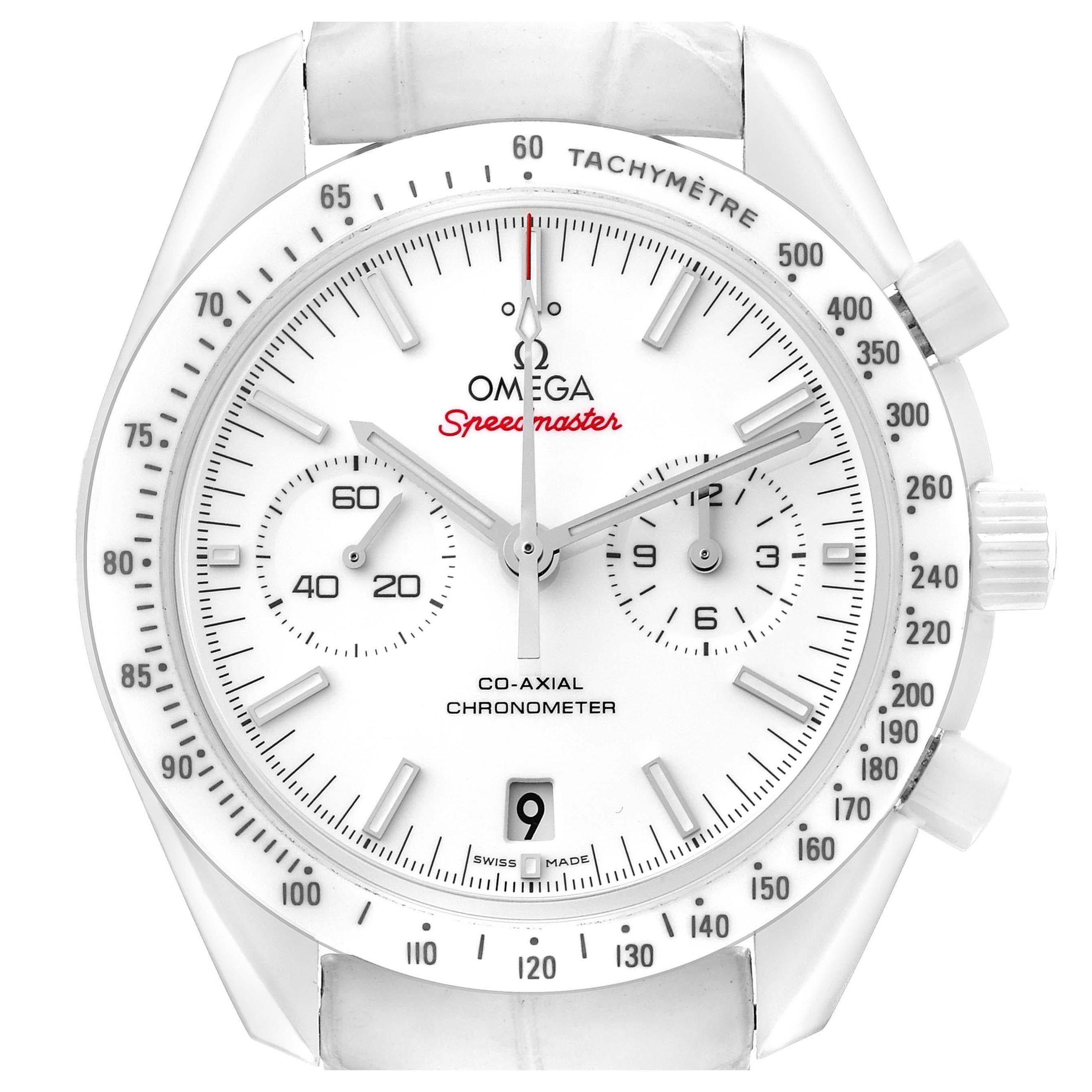 Omega Speedmaster White Side of the Moon Ceramic Mens Watch 311.93.44.51.04.002