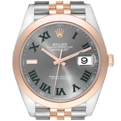 Rolex Montre Datejust 41 en acier et or rose avec cadran pour hommes 126301, non portée