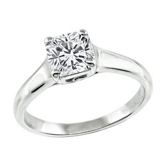 Tiffany & Co Lucida Anillo de compromiso solitario con diamante certificado GIA de 1,08 ct