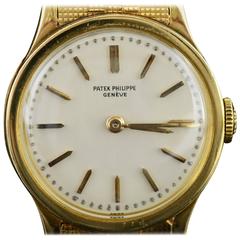 Retro Patek Philippe Ladies Yellow Gold Wristwatch