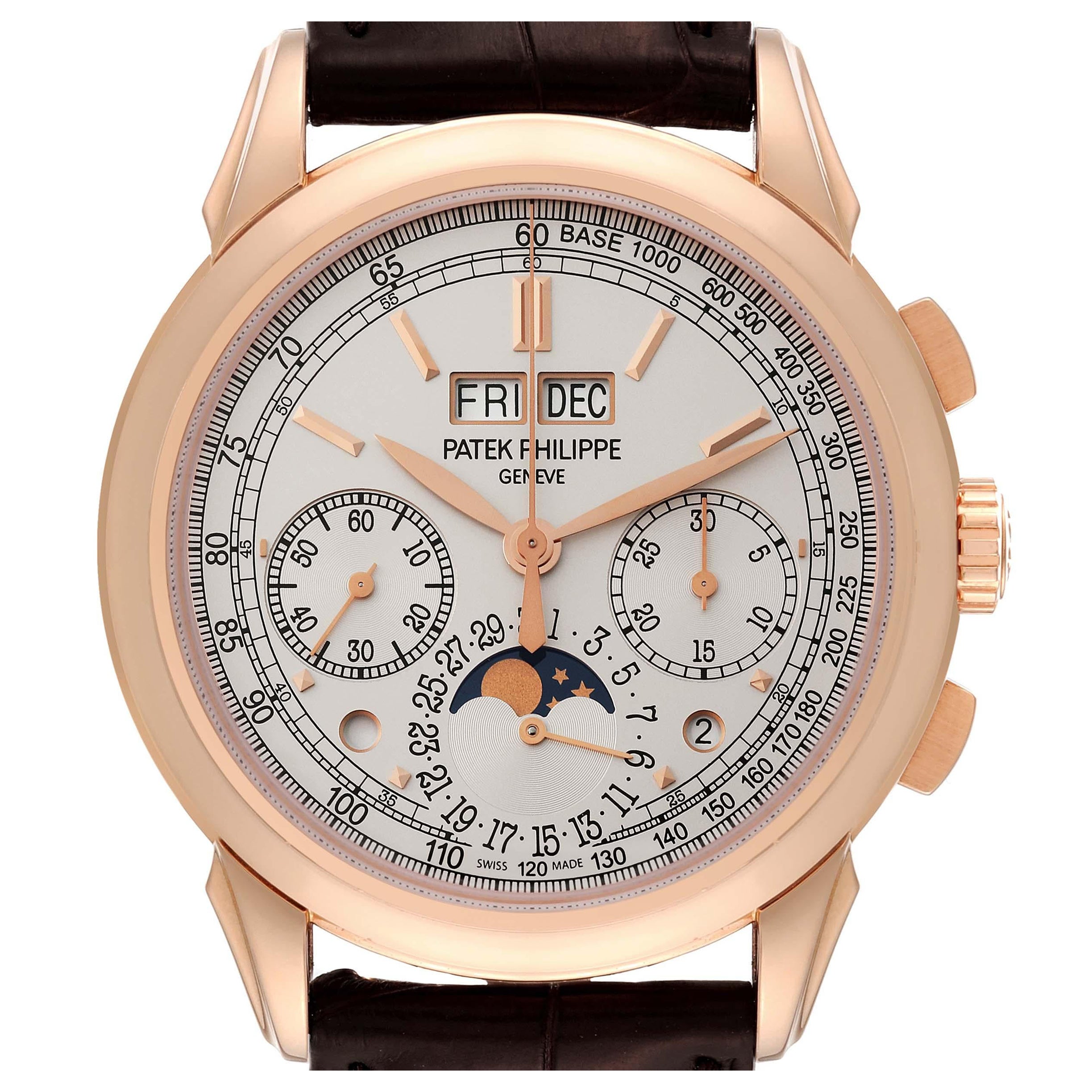 Patek Philippe Grand Complications Perpetual Calendar Rose Gold Watch 5270 For Sale