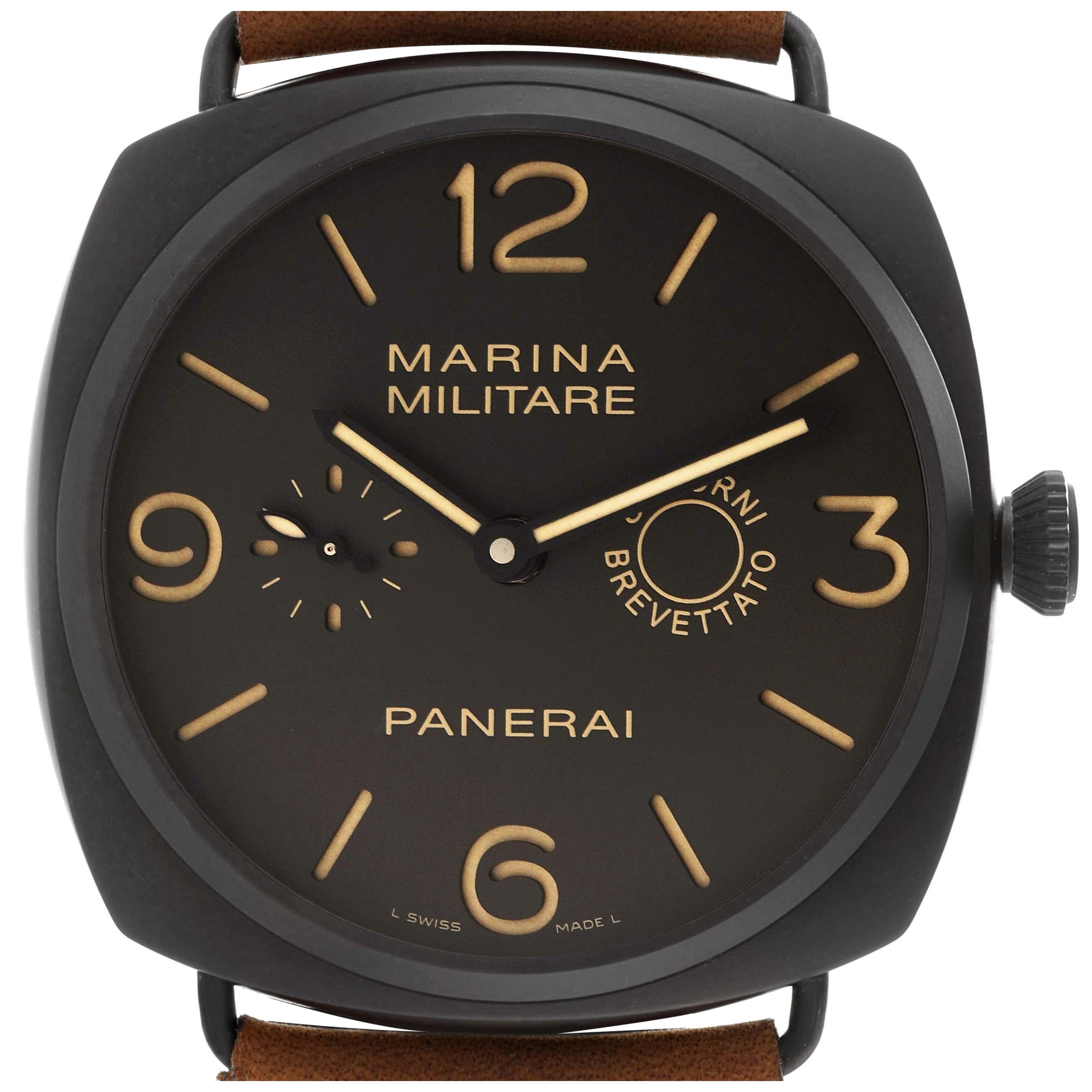 Panerai Radiomir Composite Marina Militare 8 Mens Watch PAM00339 Box Papers For Sale