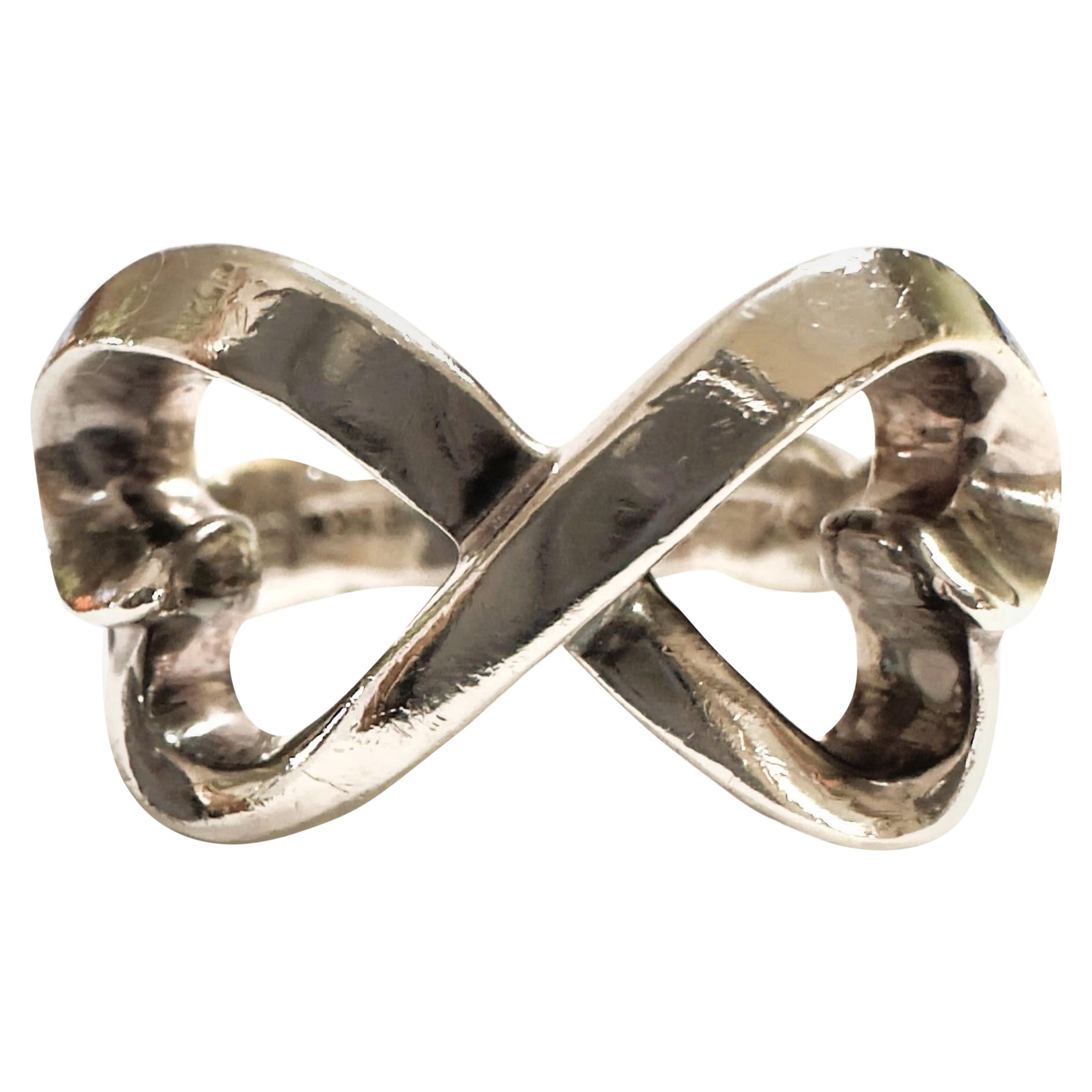 Paloma Picasso by Tiffany & Co Sterling Silver Double Heart Ring