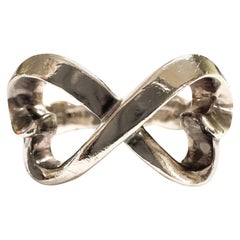 Paloma Picasso by Tiffany & Co Sterling Silver Double Heart Ring