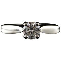 0.70 Carat Hearts on Fire Diamond Solitaire Engagement Ring 7