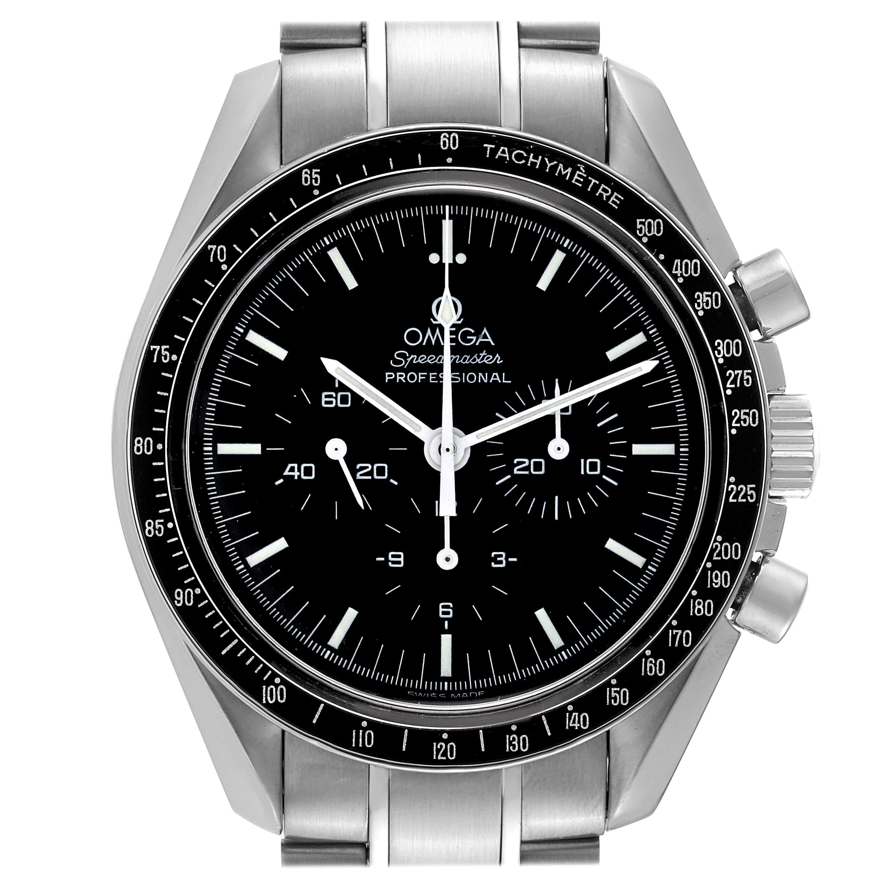 Omega Speedmaster Apollo XVII Limited Edition Mens Watch 3574.51.00 Box Card For Sale