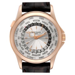 Patek Philippe World Time Complications Montre homme en or rose 5130