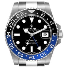 Rolex GMT Master II Black Blue Batman Montre en acier pour hommes 116710 Card