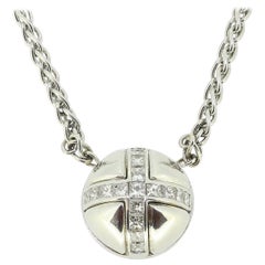 Used Garrard Diamond Pendant Necklace