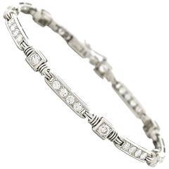 Gubelin Modernist Diamond Gold Bracelet