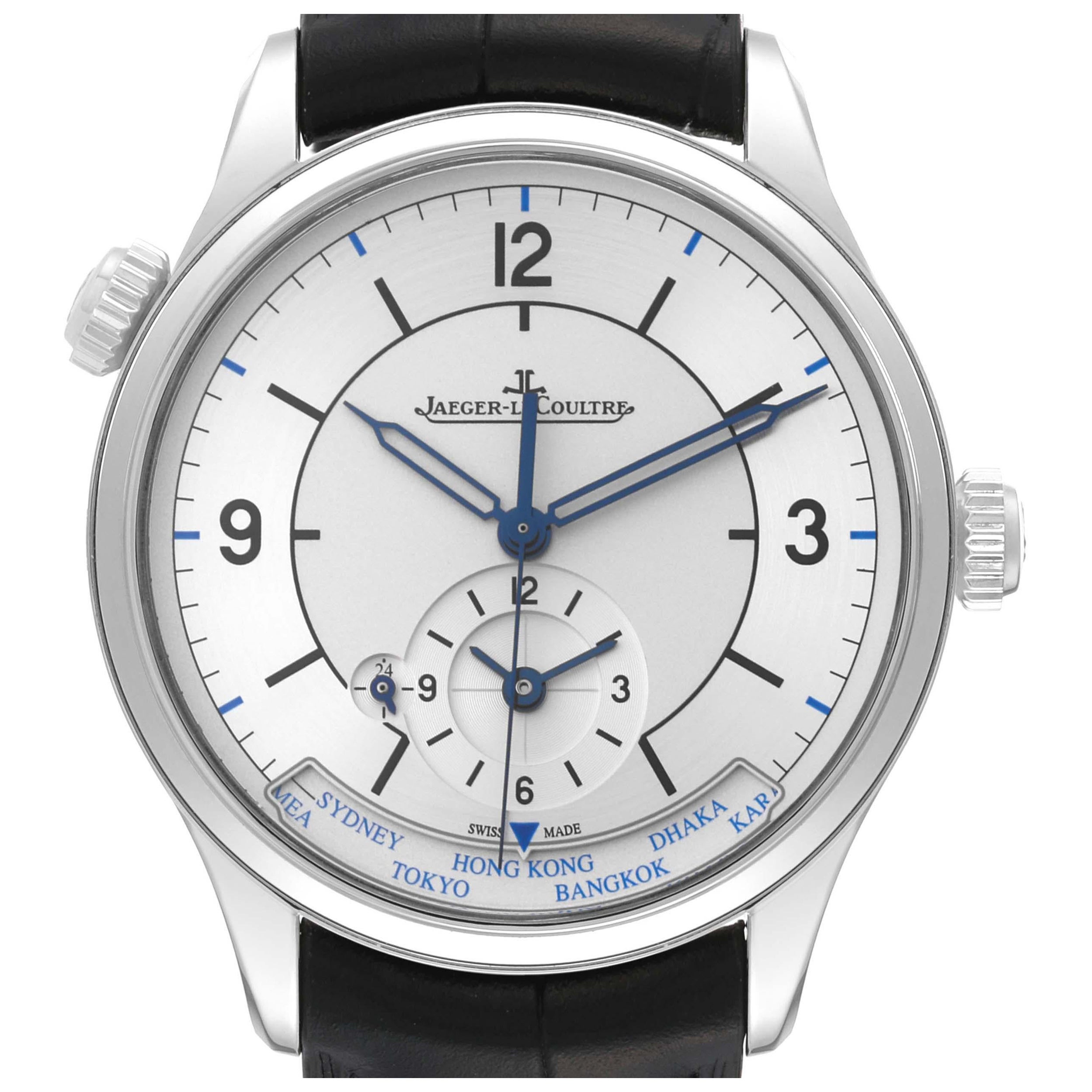 Jaeger LeCoultre Master Geographic Montre pour hommes 176.8.92.S Q1428530 en vente