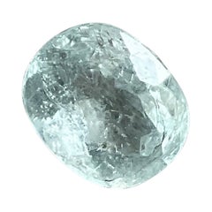 Pierre précieuse naturelle de tourmaline Paraiba de 3,93 carats de taille ovale pour la bijouterie fine