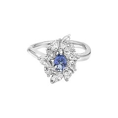 1.85 ct Tanzanite & Diamond Ring