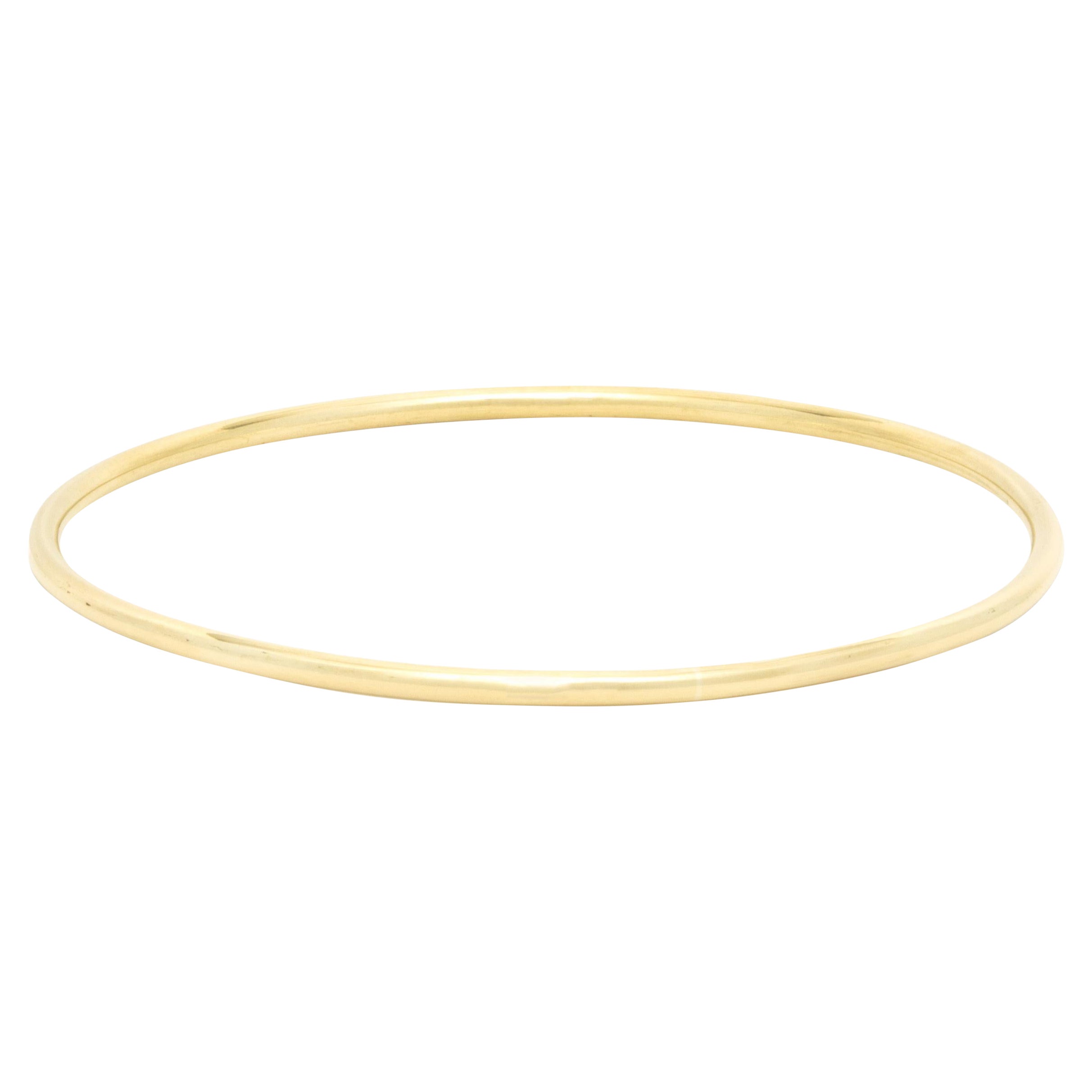 18 Karat Yellow Gold Bangle Bracelet