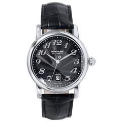 Mont Blanc Star Steel Collection Stainless Steel Automatic Wristwatch