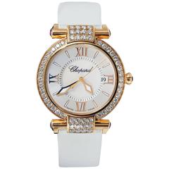 Chopard Ladies Rose Gold Diamond Mother of Pearl Imperiale Collection Wristwatch