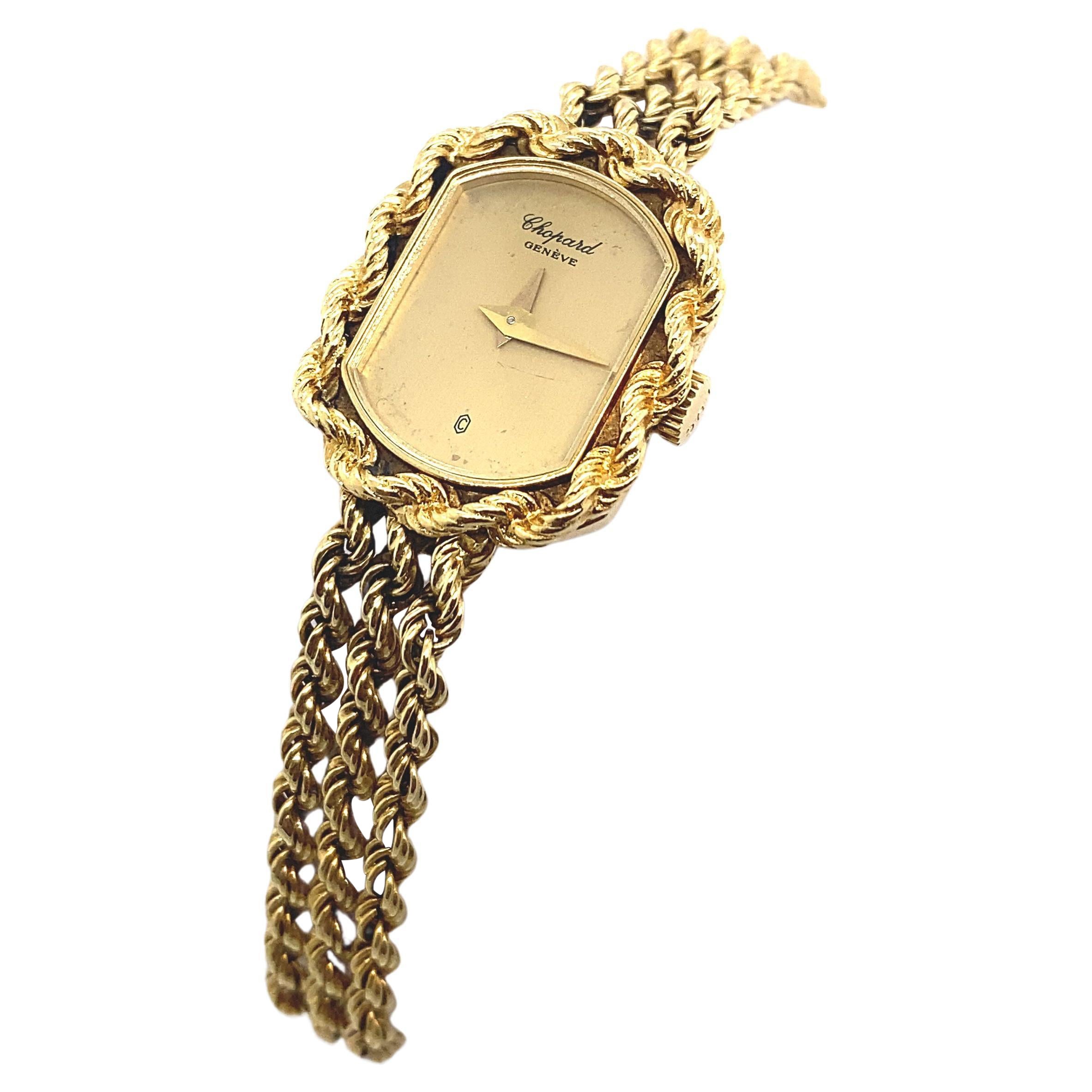Chopard Kutchinsky Vintage 1970’s Ladies Watch, Set In 18ct Yellow Gold For Sale