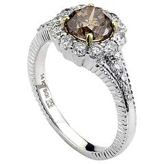Natural Rough Brown Diamond Ring 7