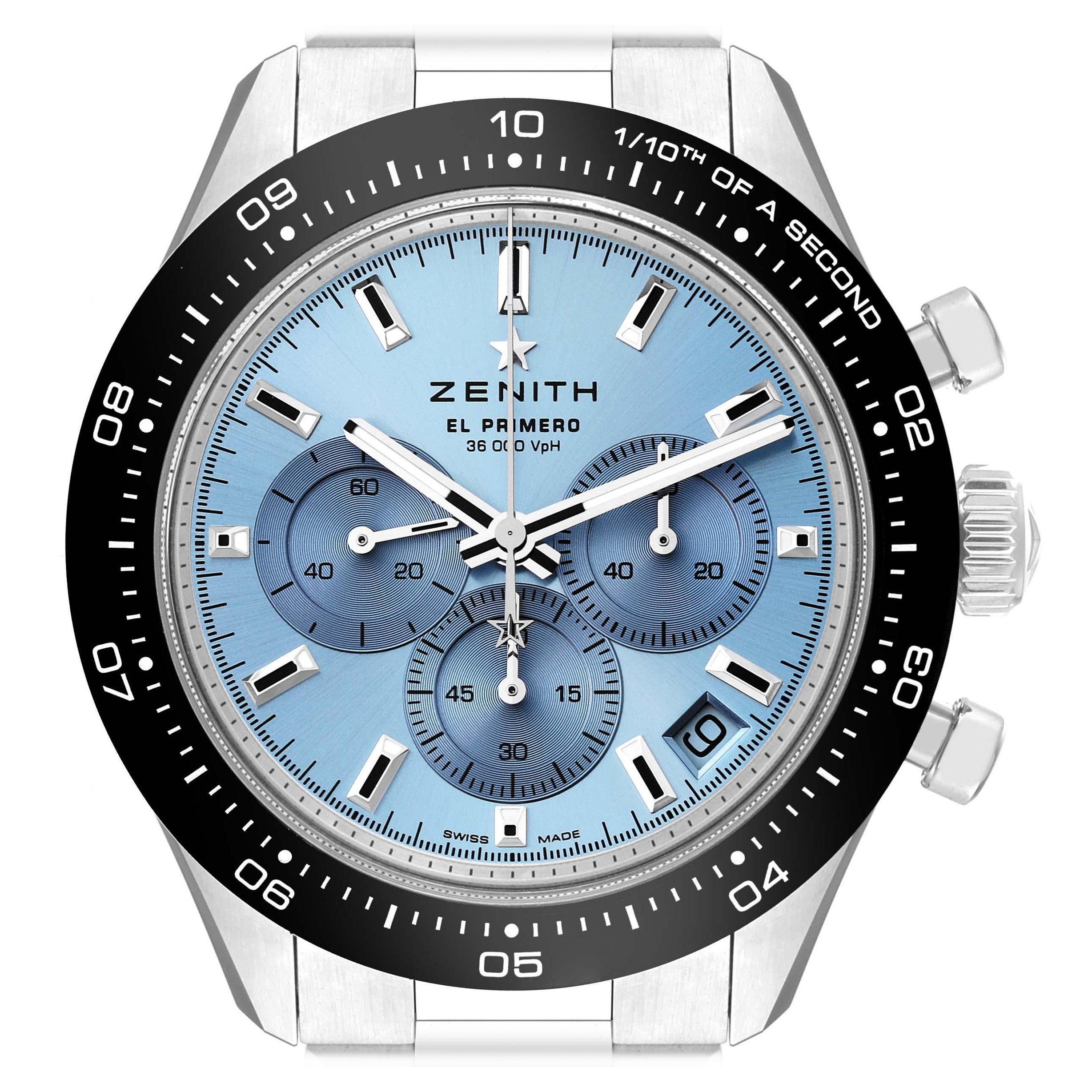 Zenith Chronomaster Sport Yoshida Limited Edition Steel Mens Watch 03.3105.3600 For Sale