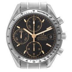 Used Omega Speedmaster Date Black Dial Steel Mens Watch 3513.54.00