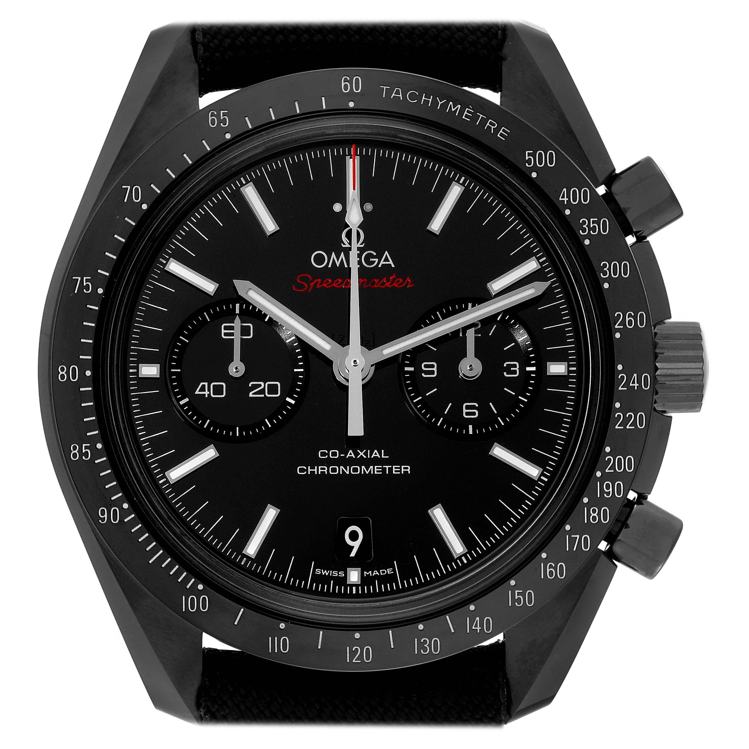 Omega Speedmaster Dark Side of the Moon Ceramic Mens Watch 311.92.44.51.01.003 For Sale