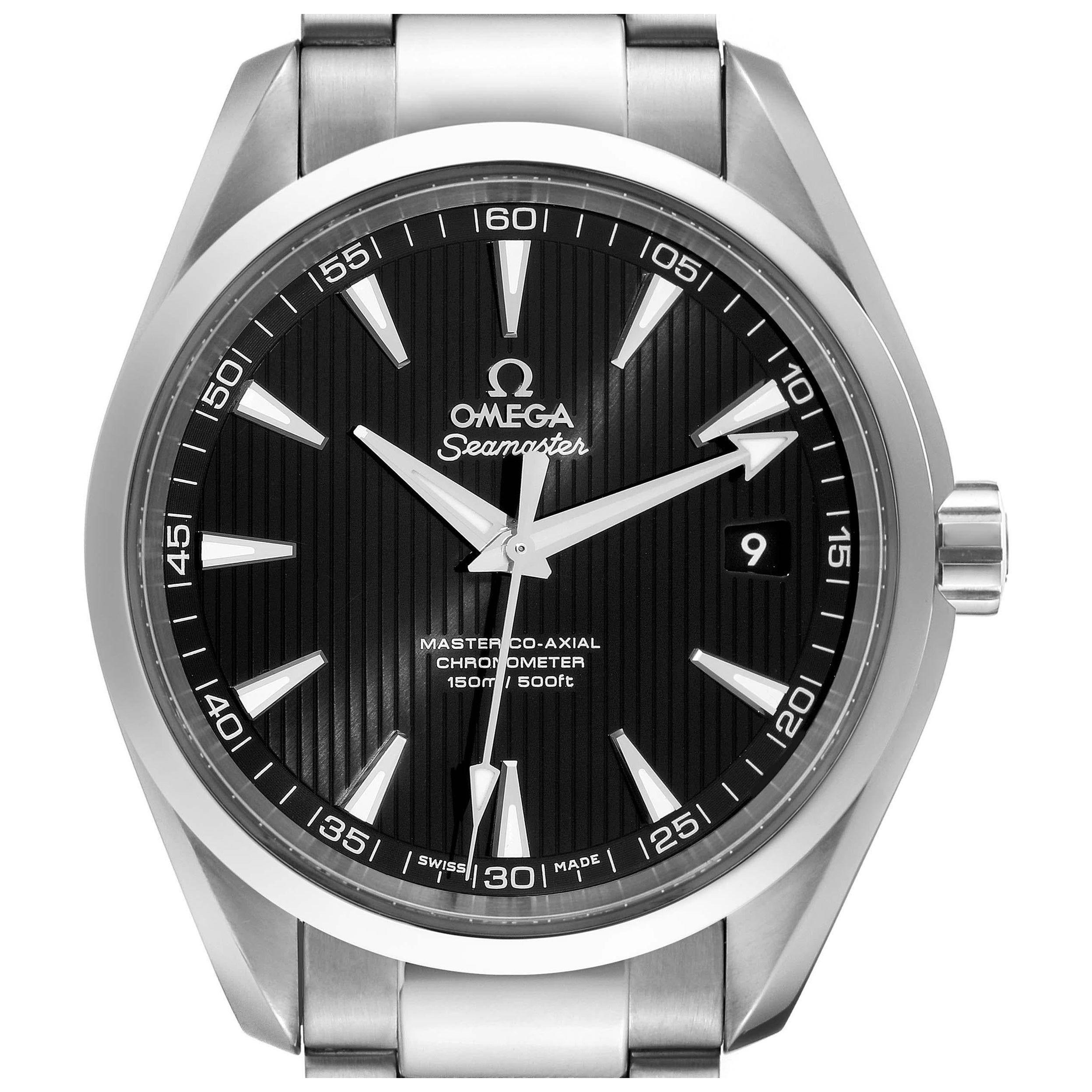 Omega Seamaster Aqua Terra Steel Mens Watch 231.10.42.21.01.003 Box Card For Sale