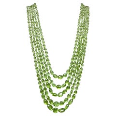 839.05 carats apple green peridot top quality plain tumbled natural necklace gem