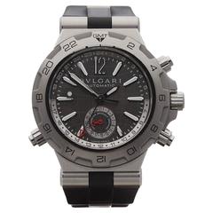 Bulgari Stainless Steel Diagono GMT Automatic Wristwatch
