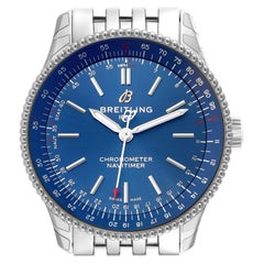 Breitling Navitimer, montre pour femme automatique 35 avec cadran bleu A17395 non portée