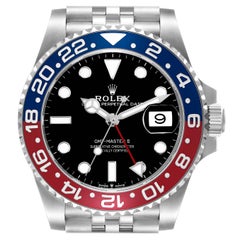 Rolex GMT Master II Blue Red Pepsi Bezel Steel Mens Watch 126710