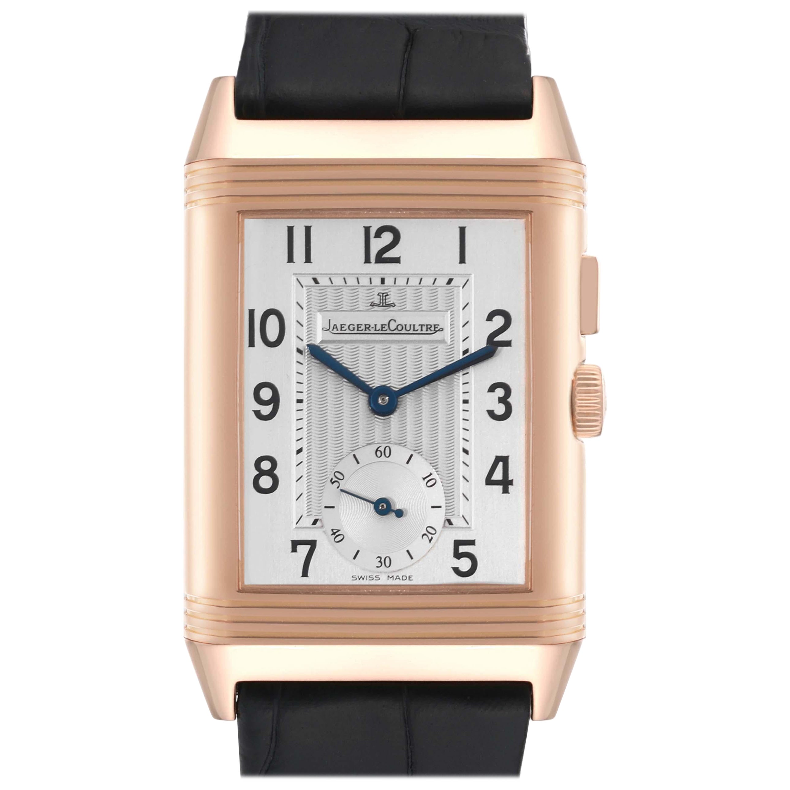 Jaeger LeCoultre Reverso Duoface Rose Gold Mens Watch 272.2.54 Q2712410