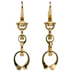 Gucci Chiodo 18K Yellow Gold Drop Earrings