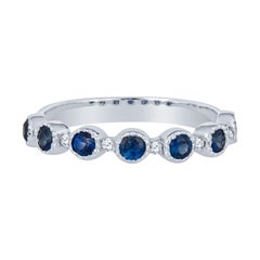 Blue Sapphire Band Rings