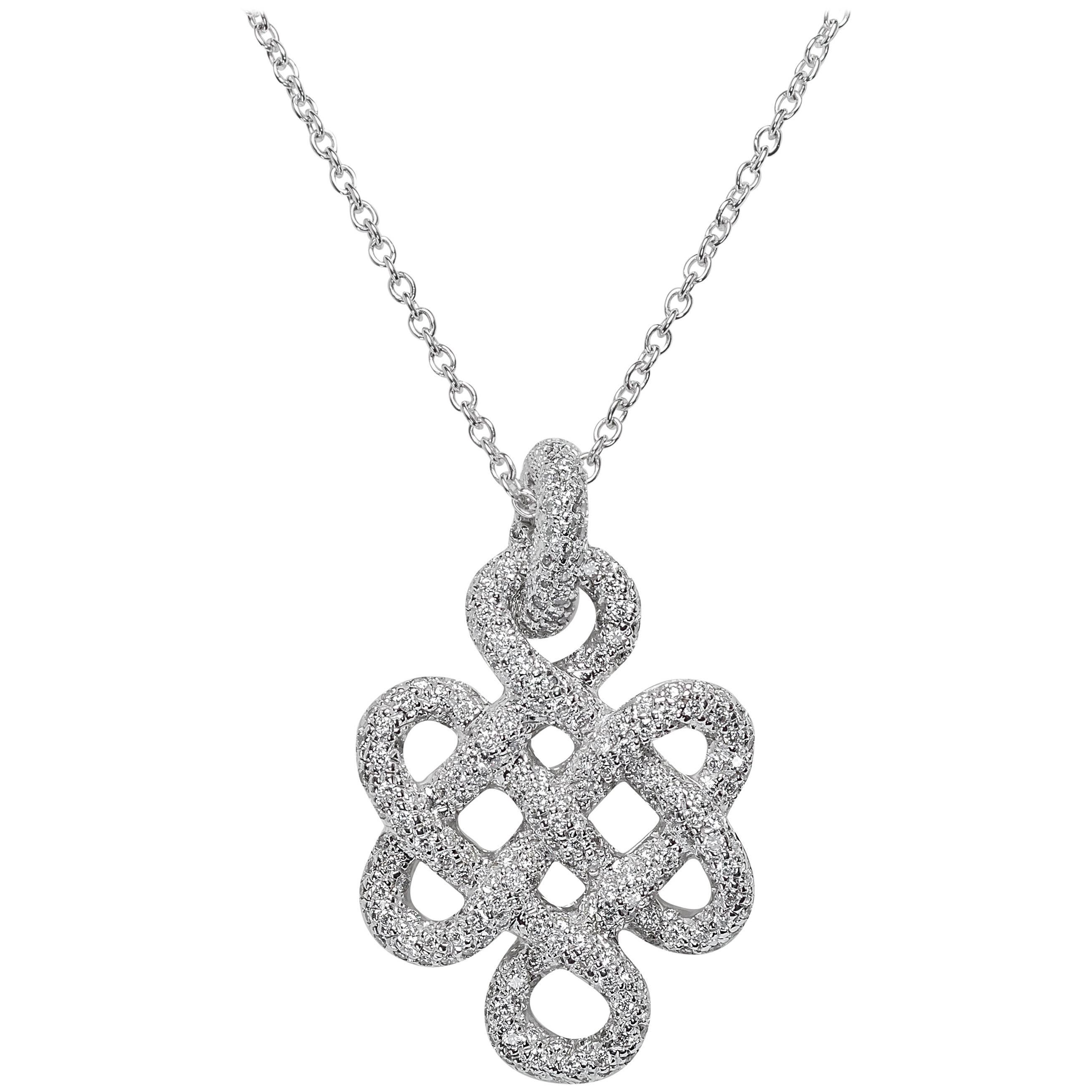 H. Stern Diane von Furstenberg 1.57 Carats Diamonds Gold Necklace