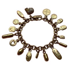 Gold Charm Bracelets