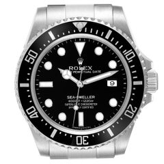 Rolex Seadweller 4000 Black Dial Automatic Steel Mens Watch 116600 Box Card
